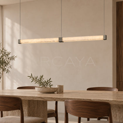 Linear Stone Column Pendant Light 23031 - main