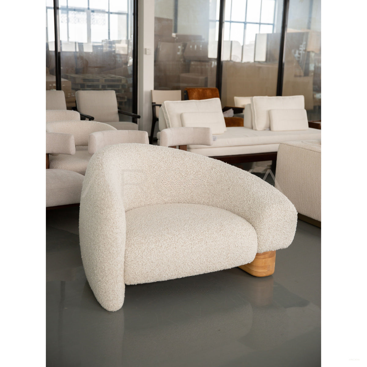 Cloud Toast Sherpa Chair in detail