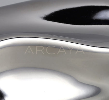 Silver Plated Metal Art Vase - scene