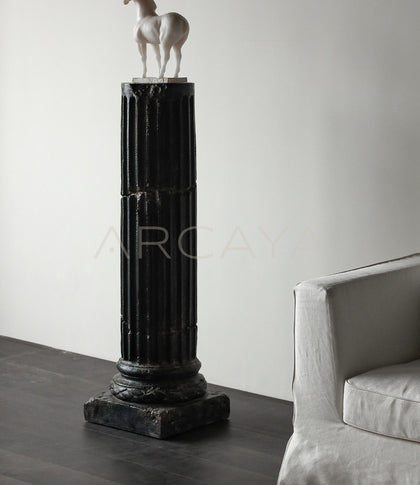 Mid Century Roman Column Pedestal - scene