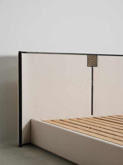 New Chinese Style Custom Bed - detail