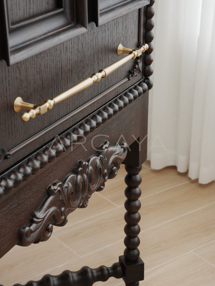 Yiduo Carved Sequence Cabinet - detail