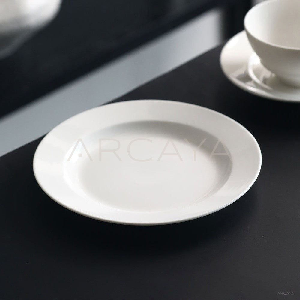 Sunxun Collab White Porcelain Pasta Plate - main