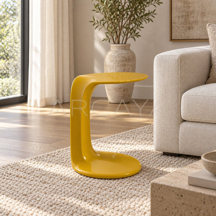 Motelda Mocha Wing Side Table - main