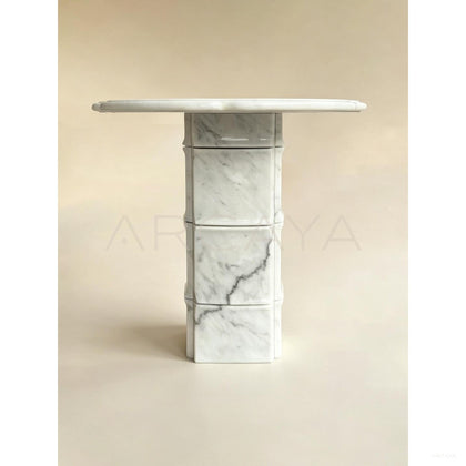 Aston Xubaisheng Stone Bone Side Table - scene