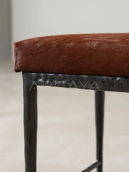 Sud Solid Wood Bench - detail