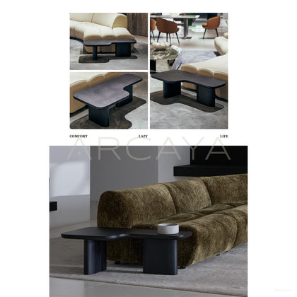 Bamboo Joint Sofa Arm Table - scene