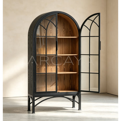 Arched Glass Cabinet - scene