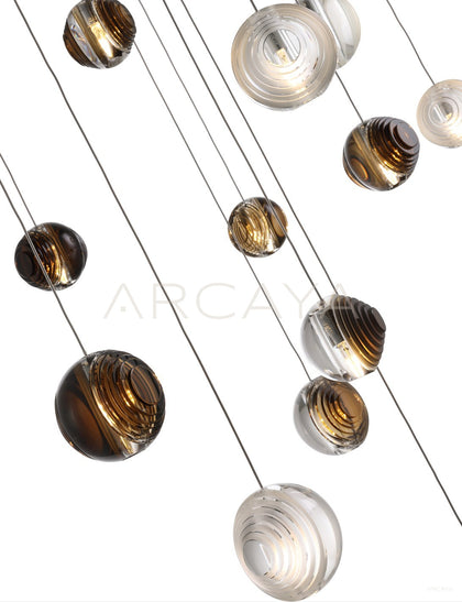 Clear Globe Pendant Light 80528 - scene