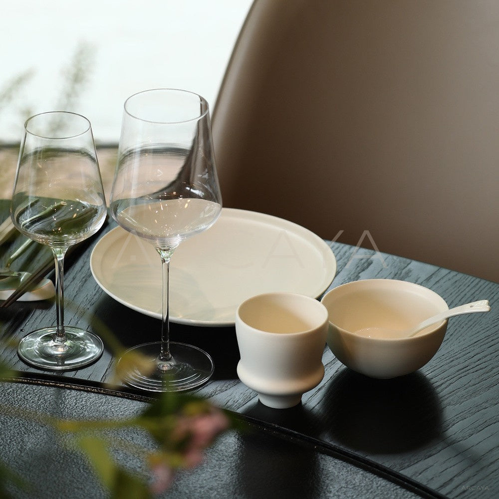Rongbai Collab White Porcelain Four Person Set - main