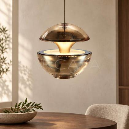 Gold Floating Globe Pendant Light 97179 - main