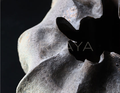 Wabi Sabi Hand Pinched Textured Ceramic Vase - scene