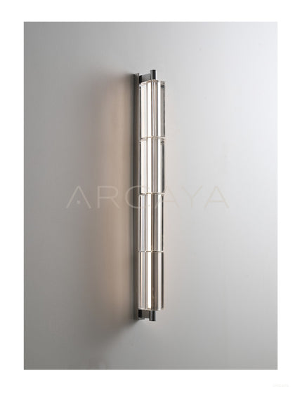 Rectangular Crystal Column Wall Light 80600 - scene