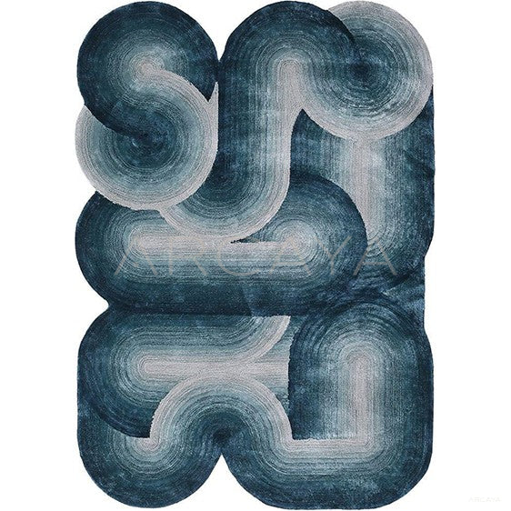 Custom Hand Tufted Rug Dsm P044 C02 in detail