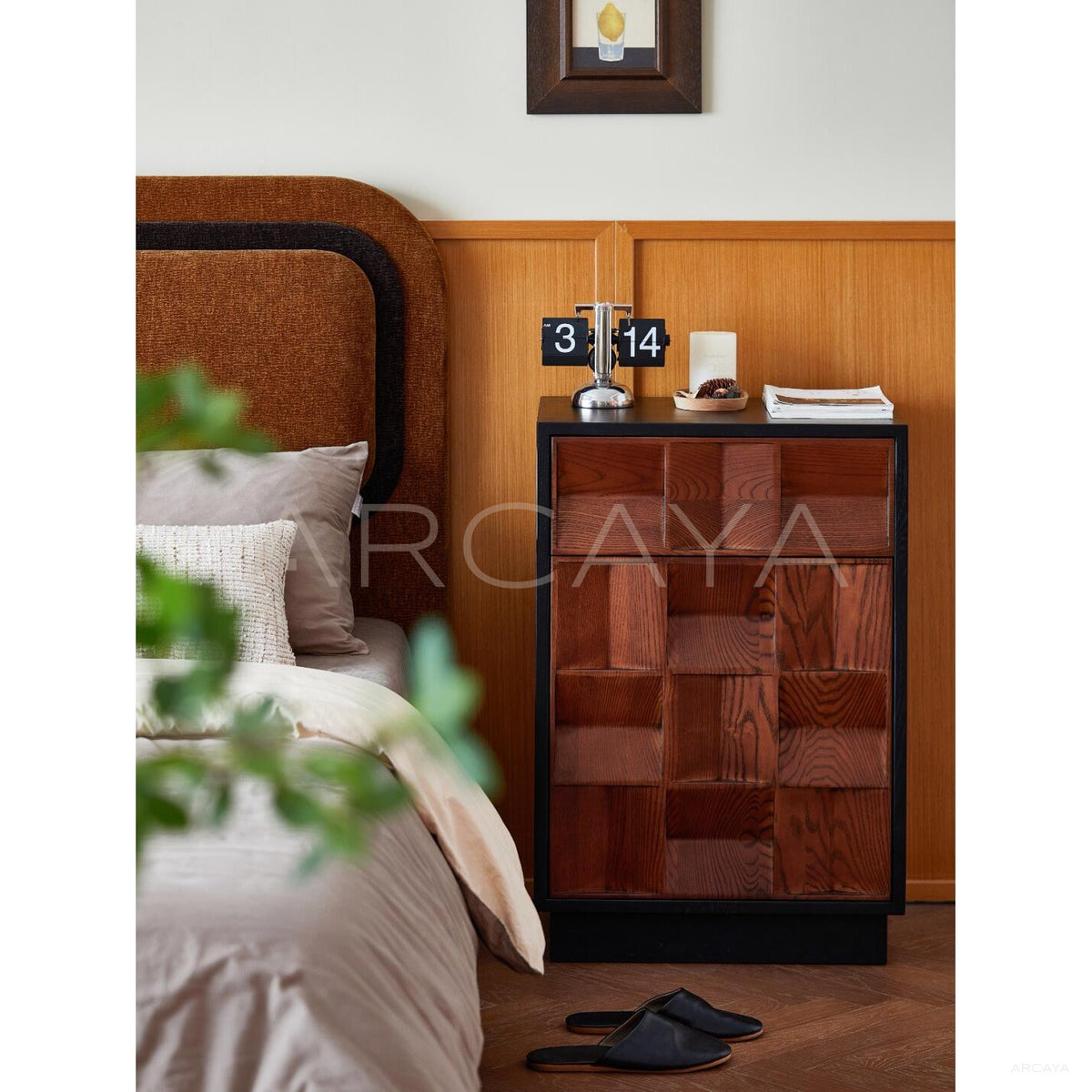 Mid Century Modular Cabinet in detail