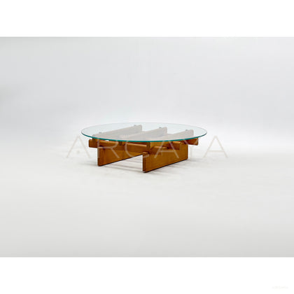 Villa Tempered Glass Coffee Table - scene