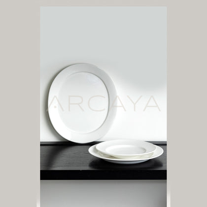 Sunxun Collab Plain Wide Rim Flat Plate - scene
