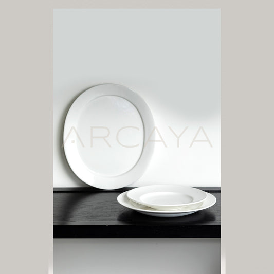 Sunxun Collab Plain Wide Rim Flat Plate - scene