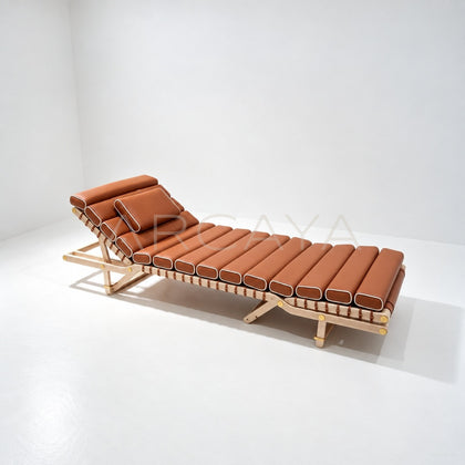 Leather Chaise Lounge Chair - main