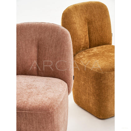 Plum Vanity Chair - scene