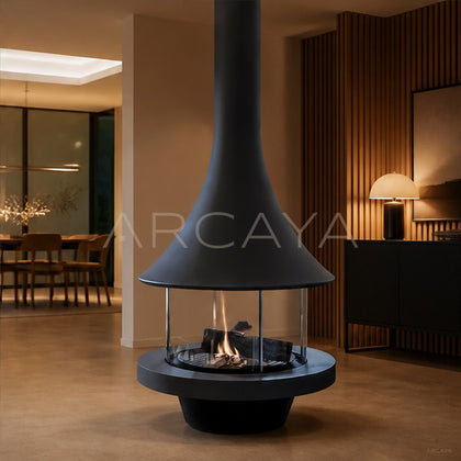 Muriel Hanging Fireplace 46 - scene