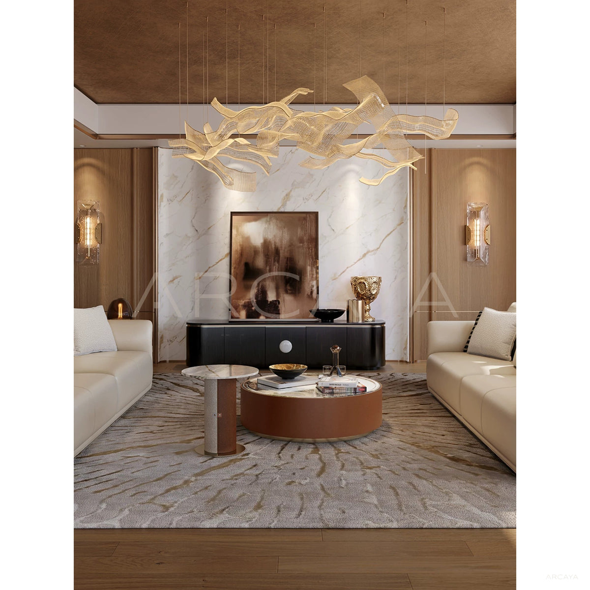 Hottop Carson Coffee Table Set in detail