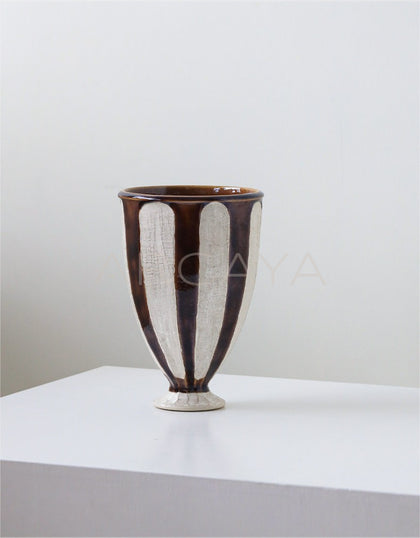 Dadan Silver Glaze Jingdezhen Wide Mouth Vase - scene
