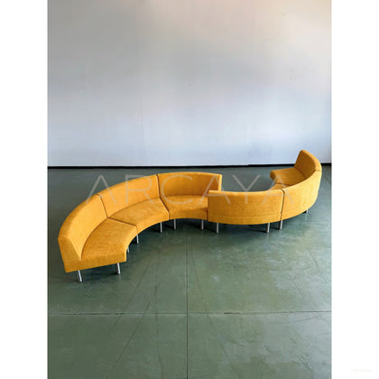 Curved Corner Sofa - scene