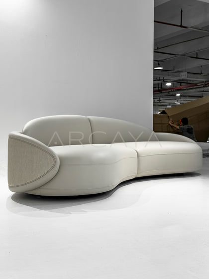 Curved Irregular Sofa - scene