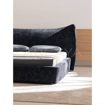 Minimalist Fishtail Bed - scene