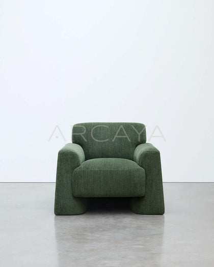 Green Lounge Chair - scene