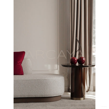 Handmade Curved Sofa - scene