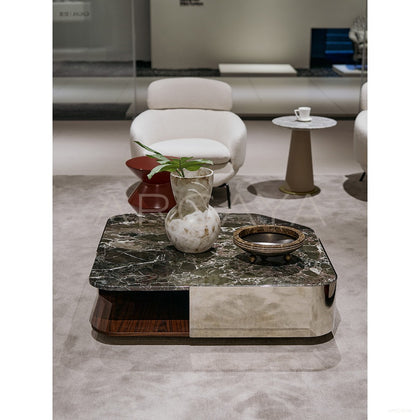 Italian Marble Coffee Table - scene