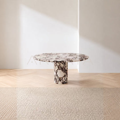 Bulgari Purple Marble Round Table - main