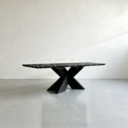 Ink Dyed Ash Dining Table - main