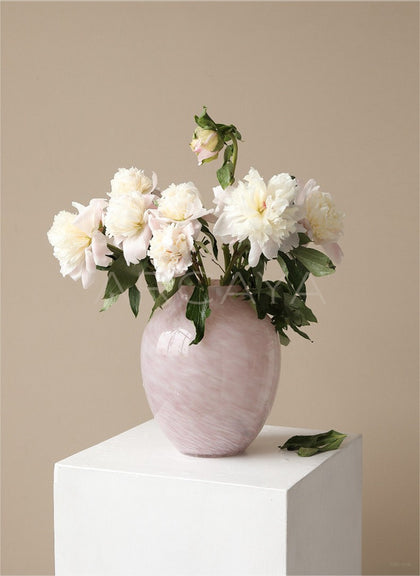 Glass Vase Peony Dining - scene