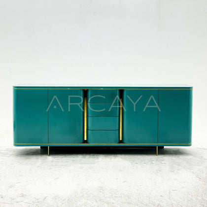 Curved Lacquered Storage Sideboard - main