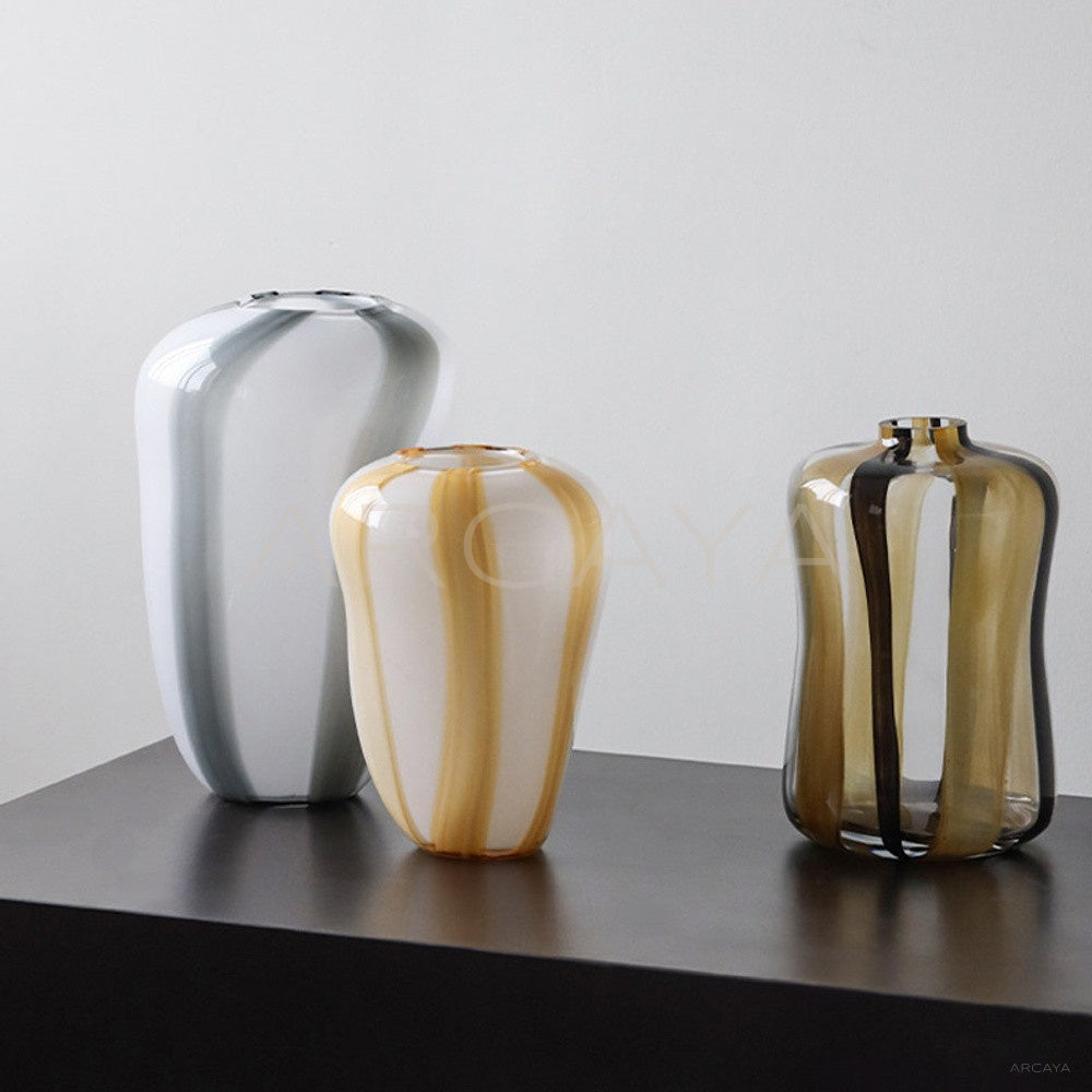 Glazed Glass Vase Modern - main
