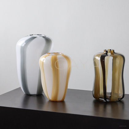 Glazed Glass Vase Modern - main