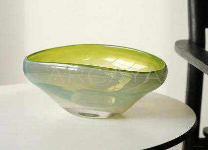 Glazed Glass Fruit Bowl Modern - scene