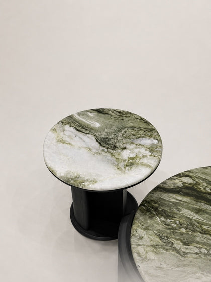 Daze Snow Mountain Jade Stone Coffee Table - scene