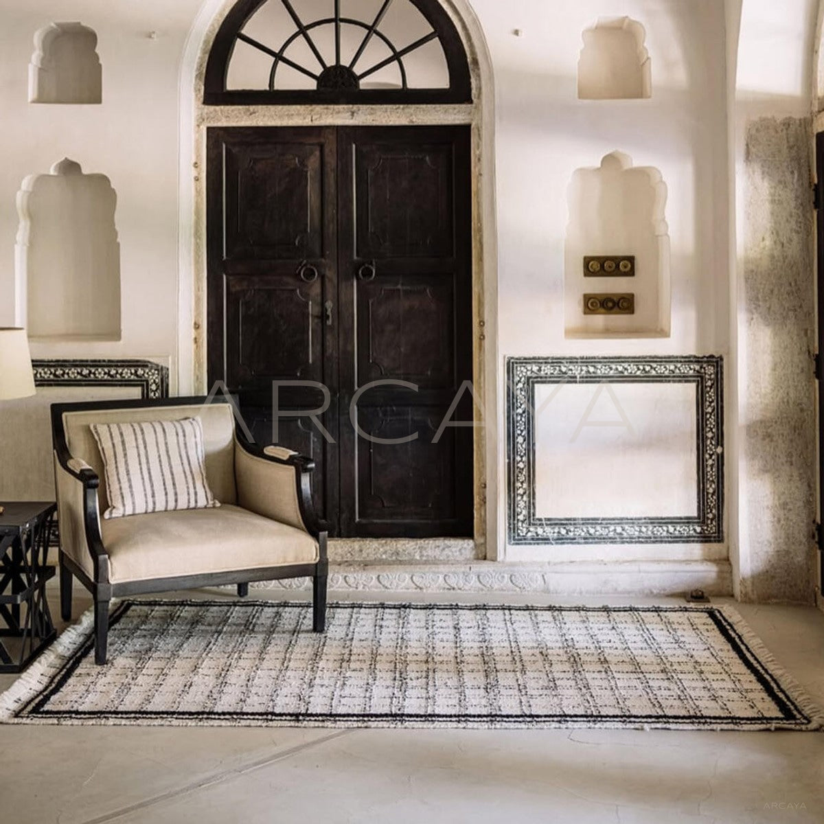 Tweed Style Living Room Rug - main