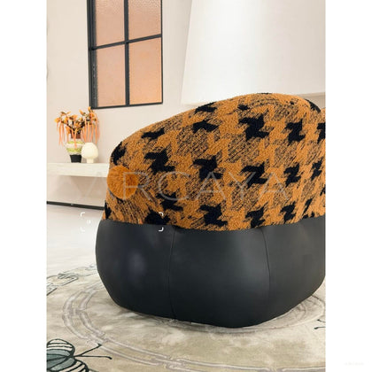 Mid Century Single Lounge Chair - scene