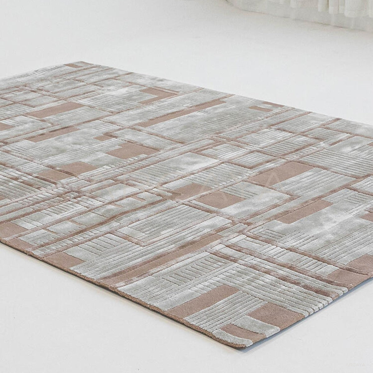 Versatile Geometric Rug in detail