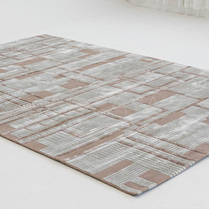 Versatile Geometric Rug - scene