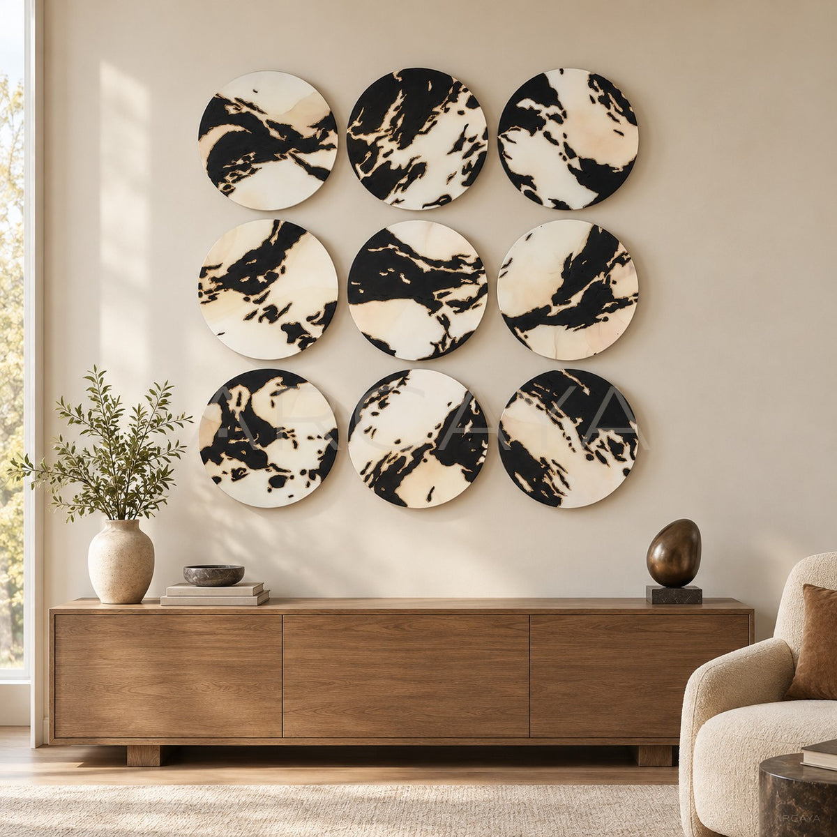 Round Wall Art 2503D0037 0315 - main