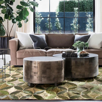 Durable Cowhide Rug - scene