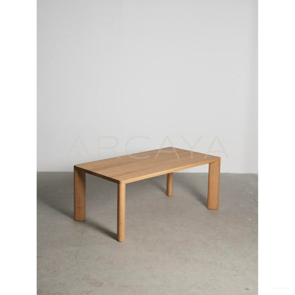 Natural Oak Dining Table - scene