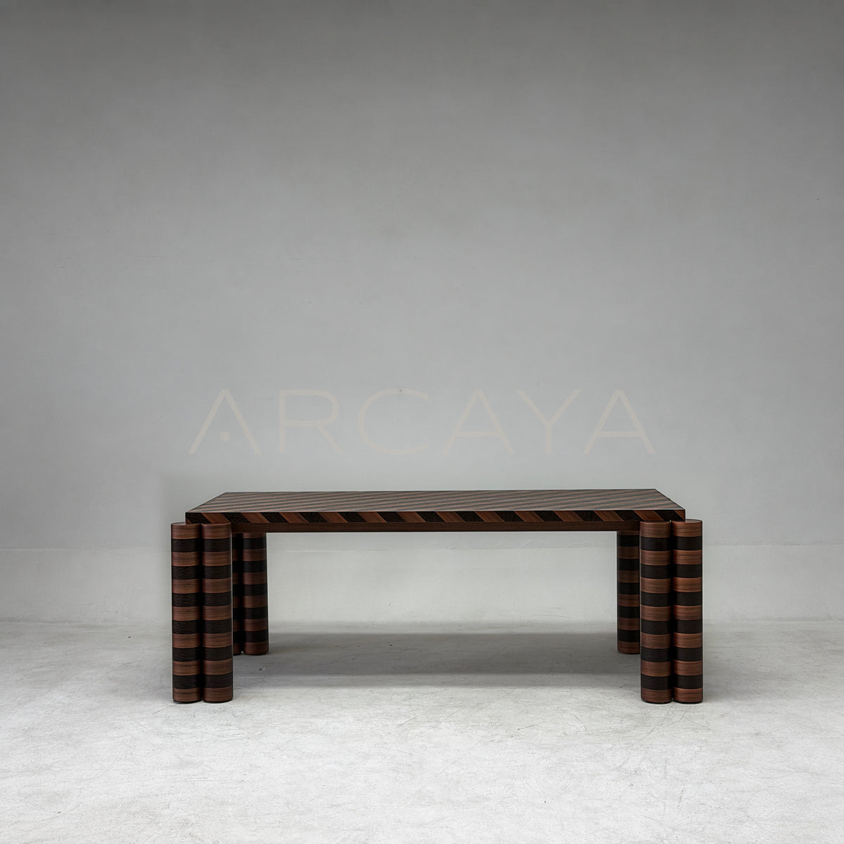 Diagonal Grain Patchwork Dining Table - main