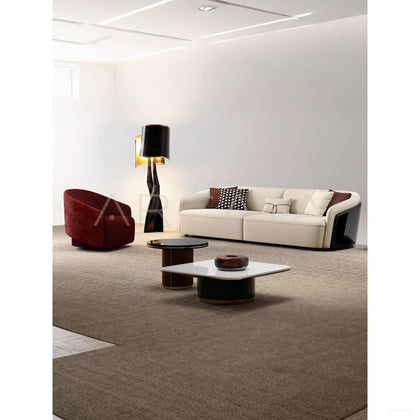 Hottop Ruiti Red Accent Chair - scene